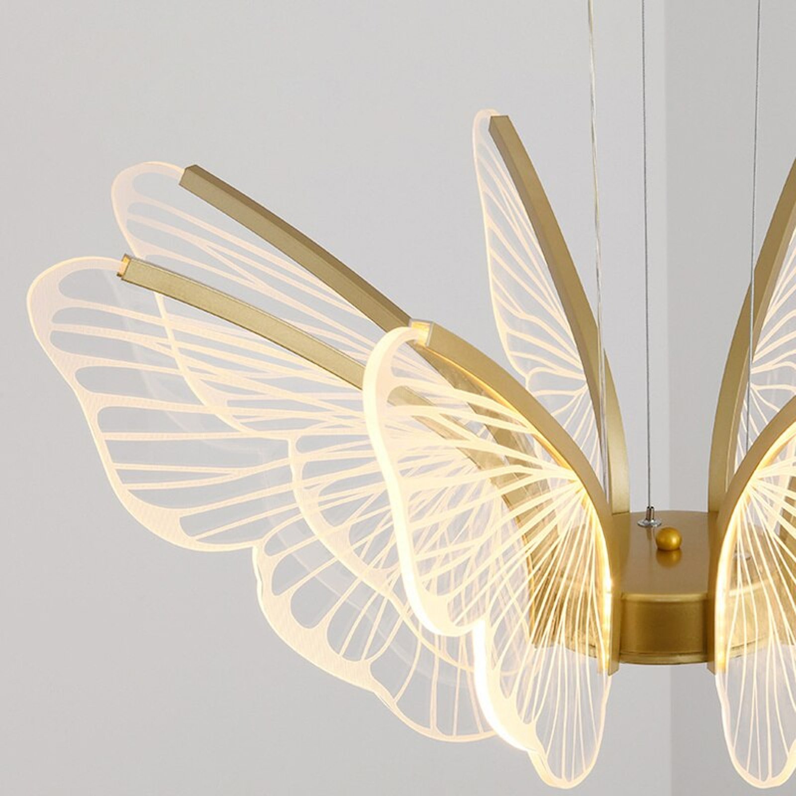 Nordic LED Butterfly Pendant