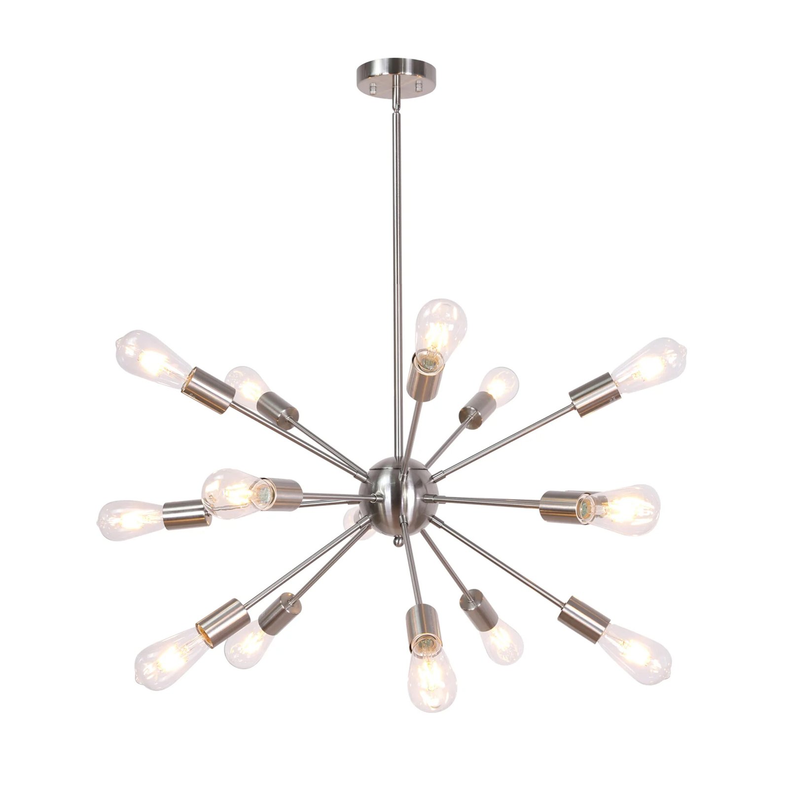 Sputnik Modern Gold Chandelier silver