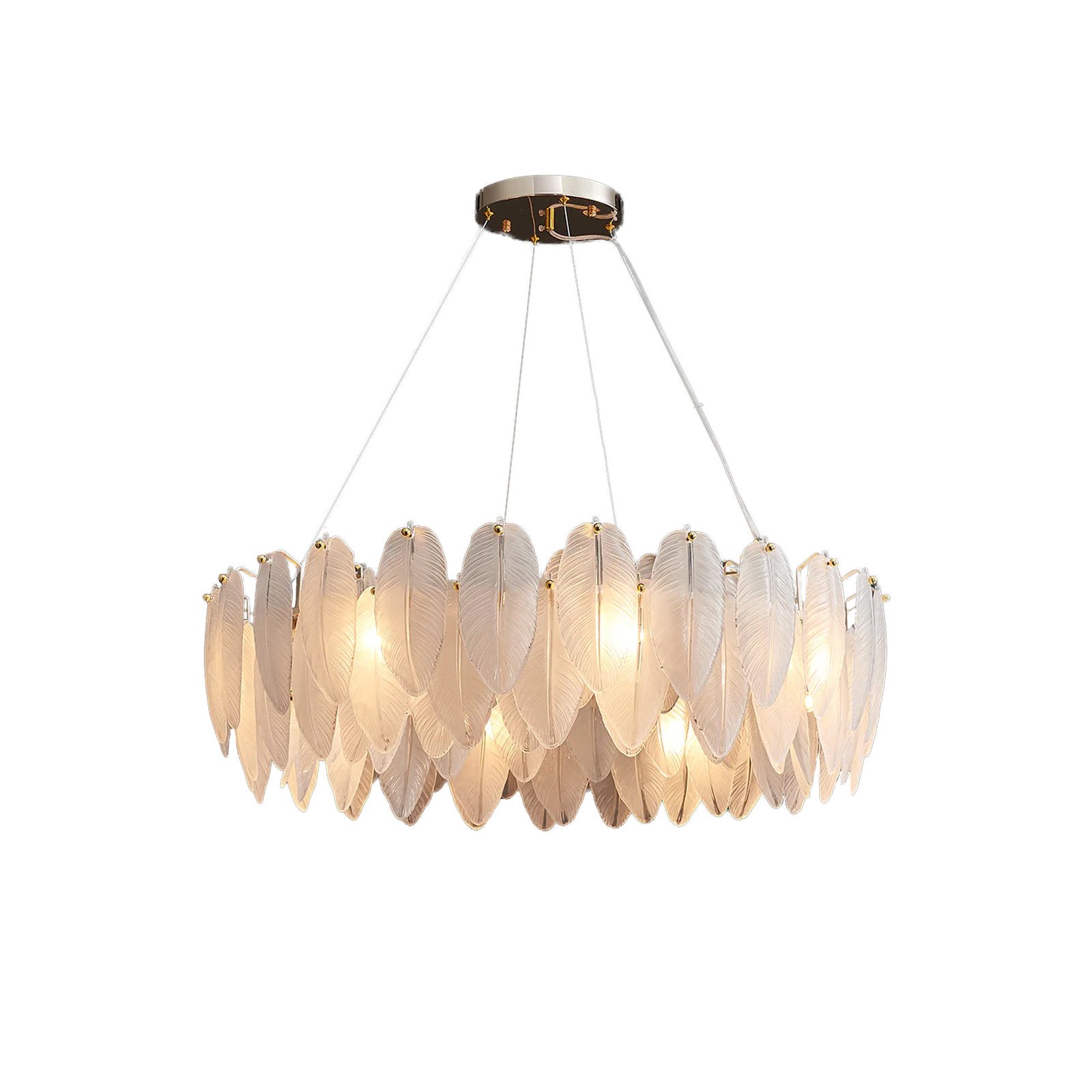 Nordic Feather Chandelier 80 cm